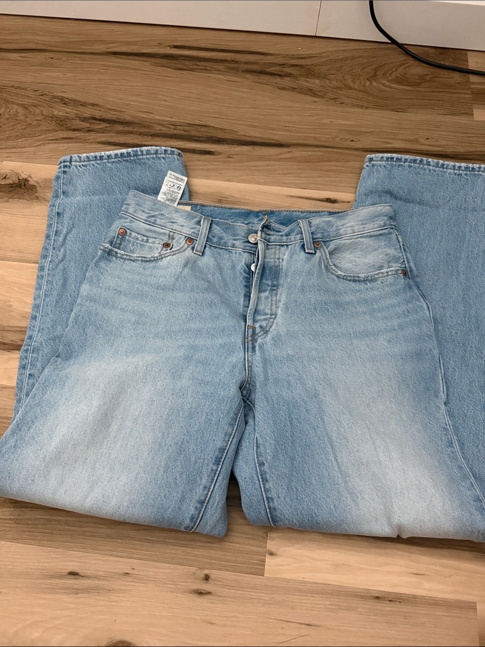 Levi's Light Blue Straight Leg Jeans